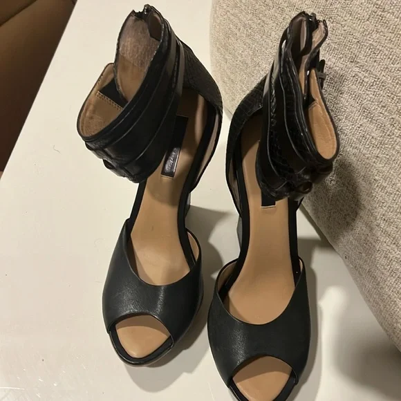 Leather and python Max Azaria - Picture 3 of 5